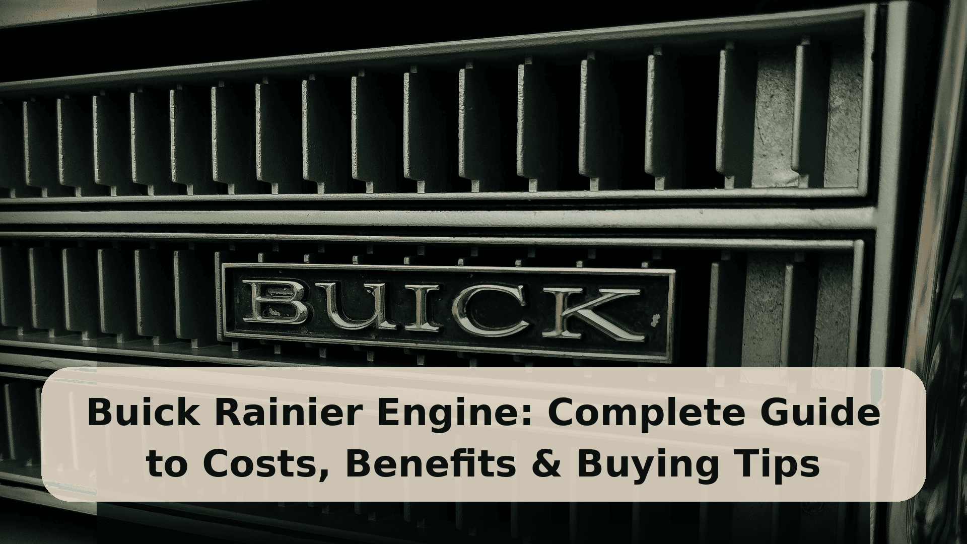 buick-rainier-engine